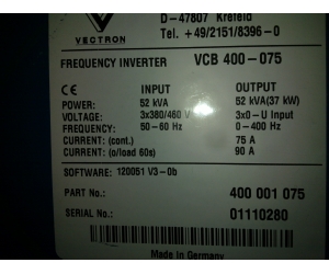 VECTRON VCB400-075